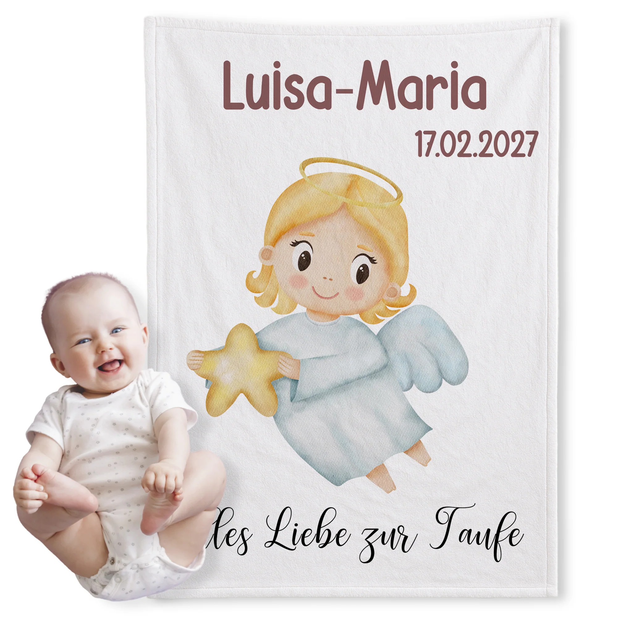 Geschenk Babydecke